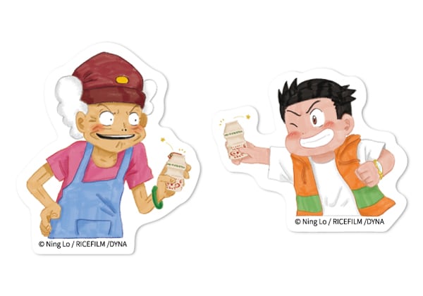 碰杯造型防水貼紙包《魔法阿媽漫畫：豆豆的畢業紀念冊》