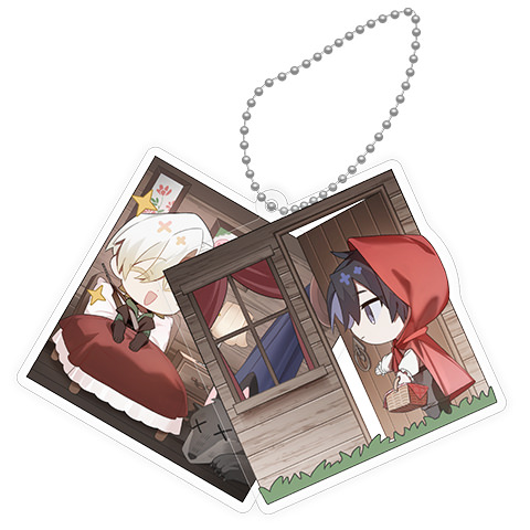 雙層壓克力吊飾《請解開故事謎底》獵人與獵物