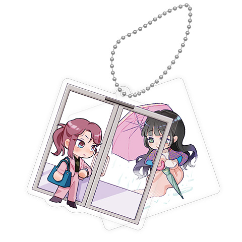 雙層壓克力吊飾《My Ghost Girlfriend》Raining Love