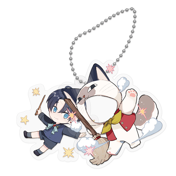 雙層壓克力吊飾《格雷森家，禁止異能魔法！》布偶貓貓