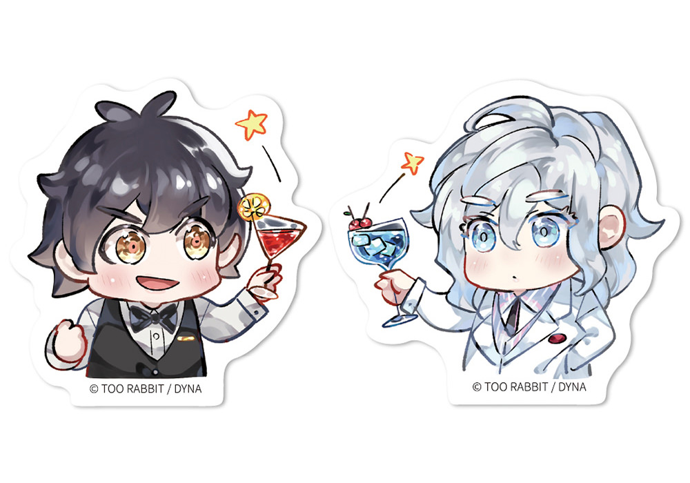 碰杯造型防水貼紙包《無罪之聲》馬尼＆白月無